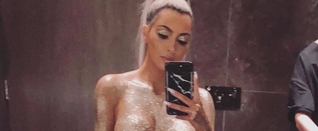 Kim Kardashian Wears Glitter Instead of Clothes in NSFW Instagram Snap