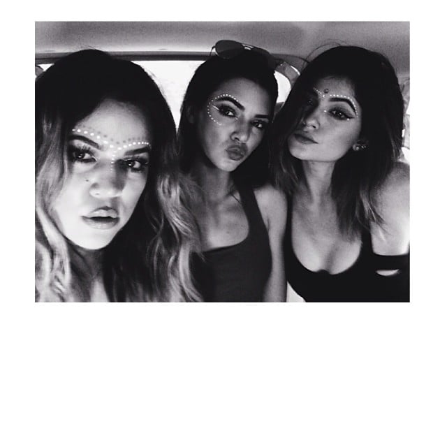 The sisters took plenty of selfies.
Source: Instagram user kyliejenner