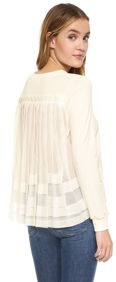 Clu Pleated Panel Sweatshirt ($297)