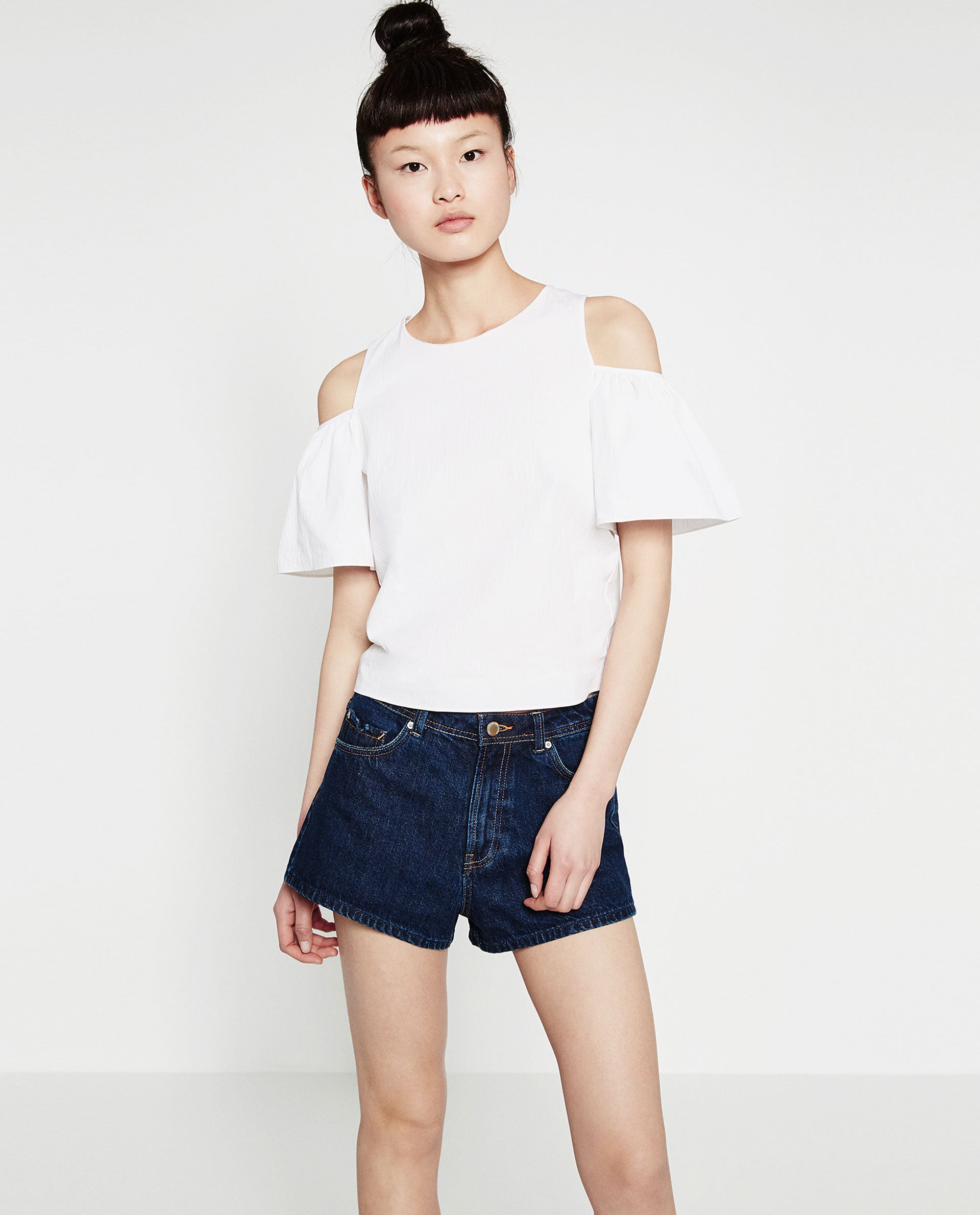 Zara Shoulder Top ($36) | The Sexy, Easy-to-Wear Top That's a Spring Staple | POPSUGAR Fashion Photo 12