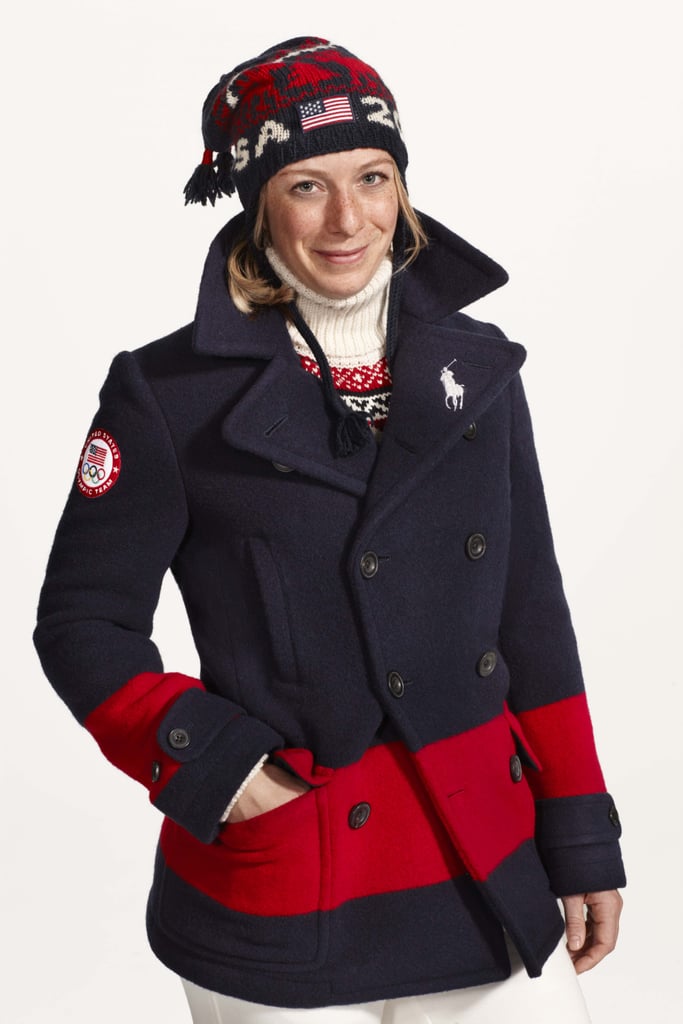 Hannah Kearney in Ralph Lauren's closing-ceremony uniform.
Photo courtesy of Ralph Lauren