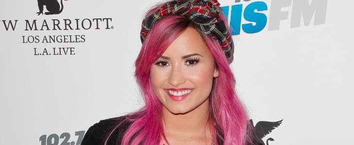 Demi Lovatos New Pink Hair At Pre Grammys Party Popsugar Beauty 