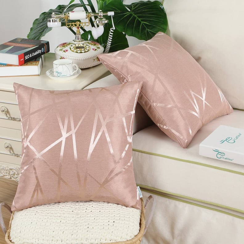 To Put on Display: CaliTime Pack of 2 Throw Pillow Covers