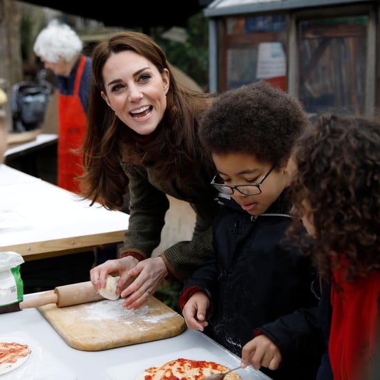 Little Girl Asks Kate Middleton If the Queen Eats Pizza