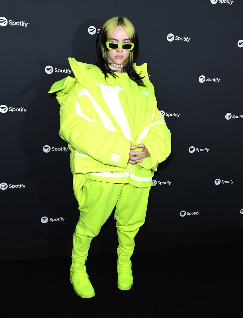 Billie Eilish's Lime Green Louis Vuitton Outfit