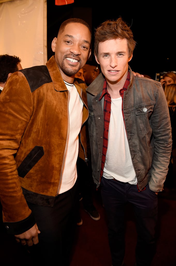 Pictured: Will Smith and Eddie Redmayne
