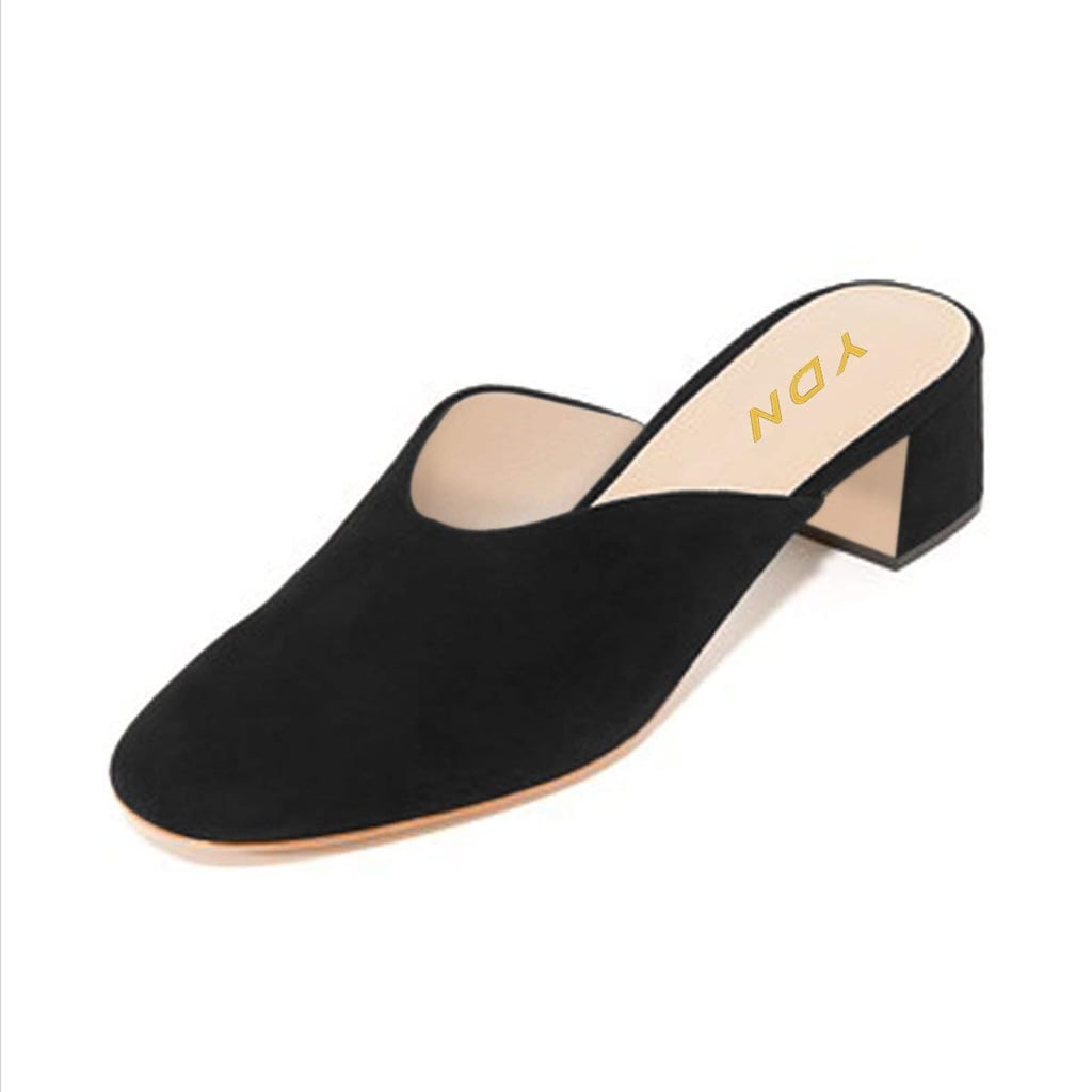 YDN Women Block Low Heel Mules