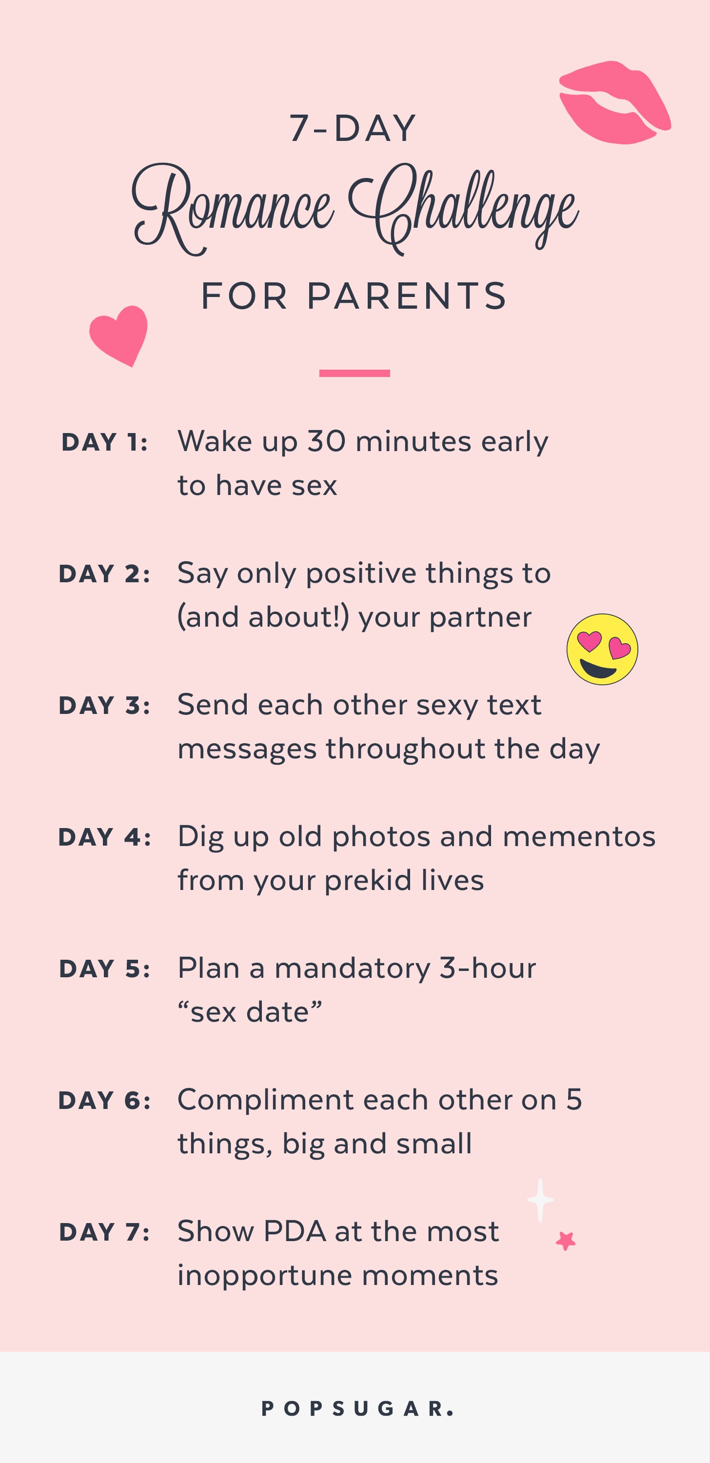 7-Day Romance Challenge For Parents | POPSUGAR Family