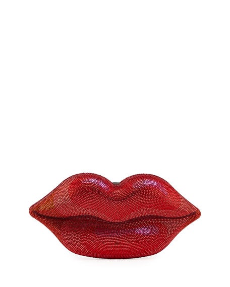Kylie's Judith Leiber Couture Hot Lips Crystal Clutch Bag