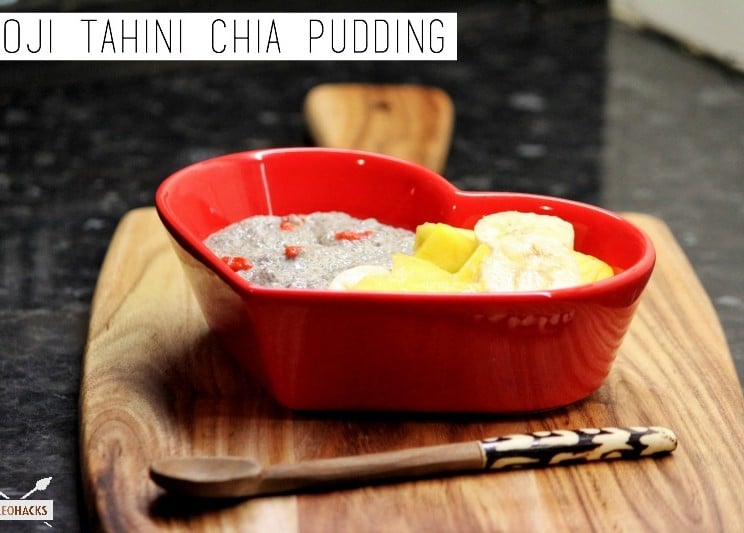 Goji Tahini Chia Pudding