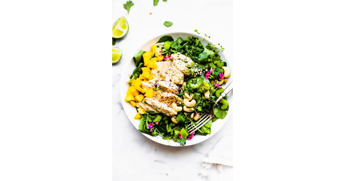 Curried Chicken Salad With Spicy Mango Chutney Healthy Chicken MealPrep Recipes POPSUGAR