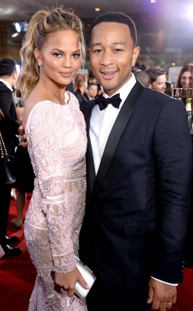 Chrissy Teigen's Golden Globes Cry Face | GIF and Pictures