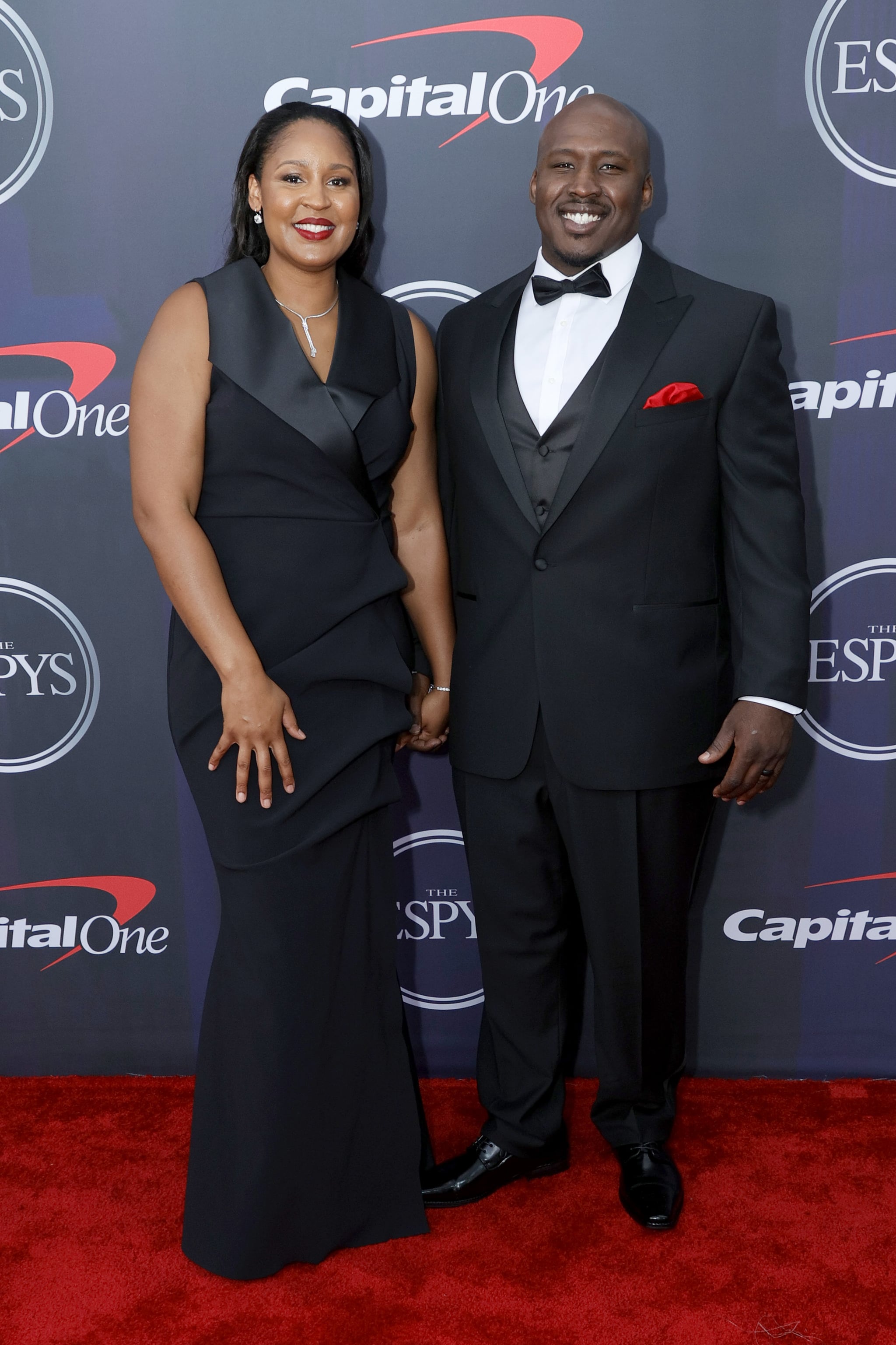 NEW YORK, NEW YORK - JULY 10: (L-R) Maya Moore and Jonathan Irons attend the 2021 ESPY Awards at Rooftop At Pier 17 on July 10, 2021 in New York City. (Photo by Michael Loccisano/Getty Images)