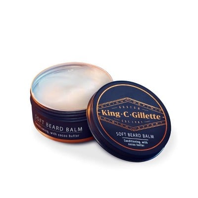 King C. Gillette Soft Beard Balm with Cocoa Butter