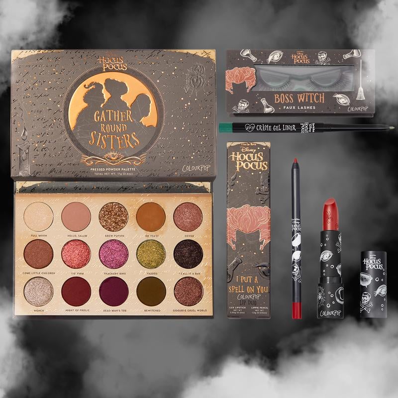 Colourpop x Hocus Pocus Winnie Sanderson Makeup Set