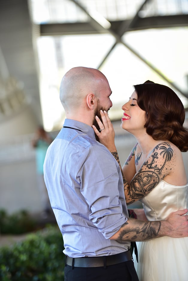 Tropical Las Vegas Wedding