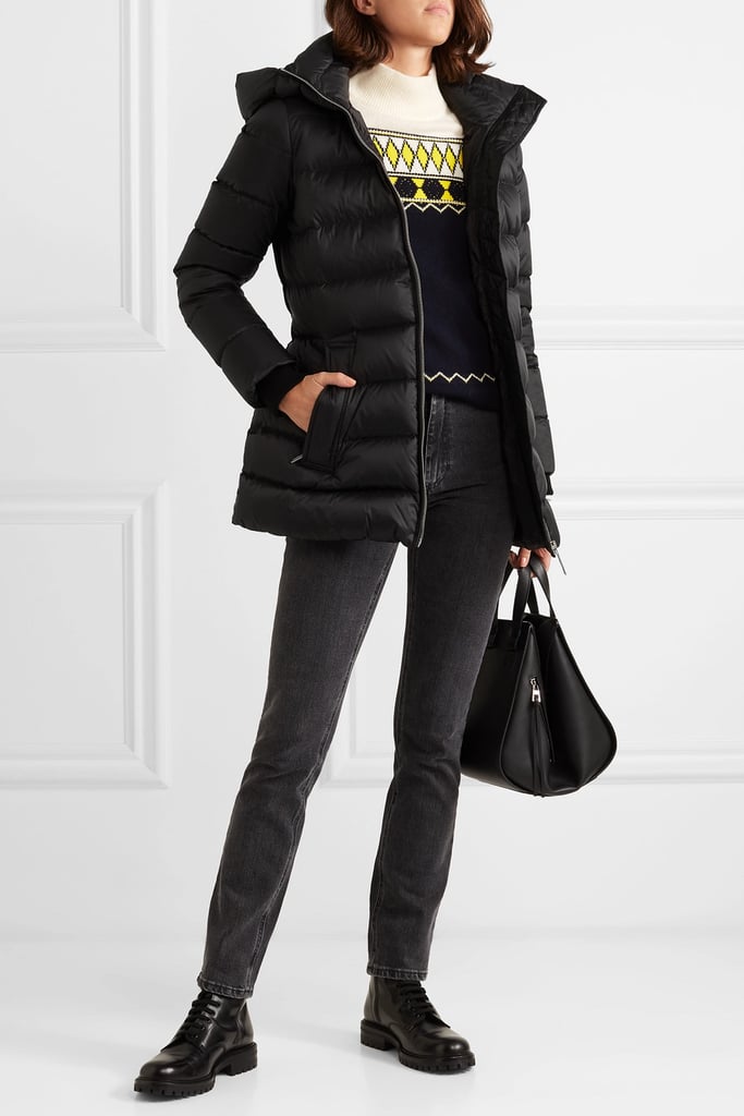 Burberry Hooded Belted Quilted Down Jacket