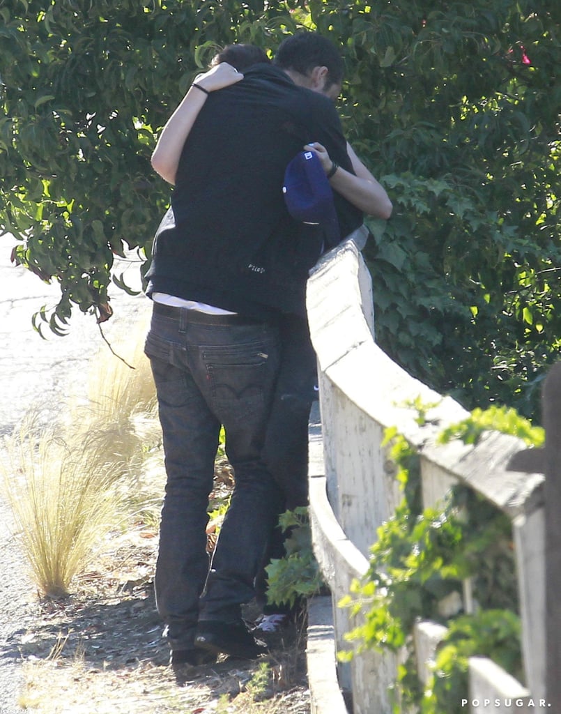 Kristen Stewart embraced Rupert Sanders.