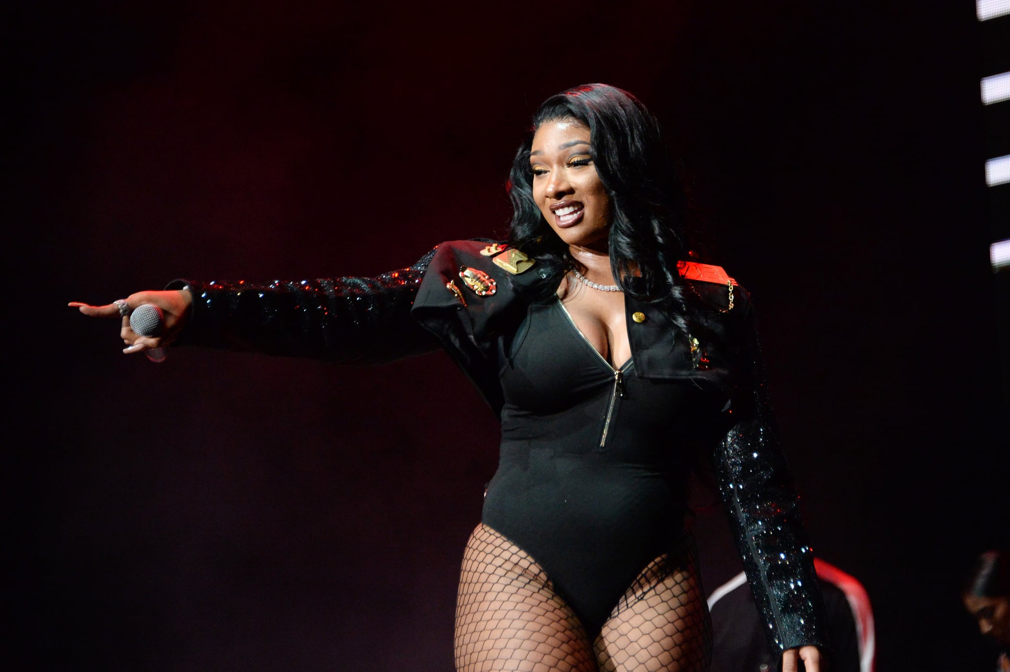 NEWARK, NEW JERSEY - OCTOBER 26: Megan Thee Stallion performs onstage during the Power 105.1's Powerhouse 2019 presented by AT&T at Prudential Centre on October 26, 2019 in Newark, New Jersey. (Photo by Brad Barket/Getty Images for 105.1)