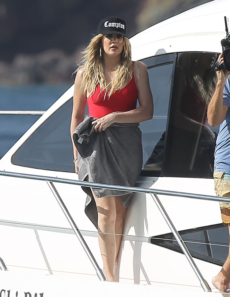 Kylie Jenner and Tyga Hold Hands in St. Barts | Pictures