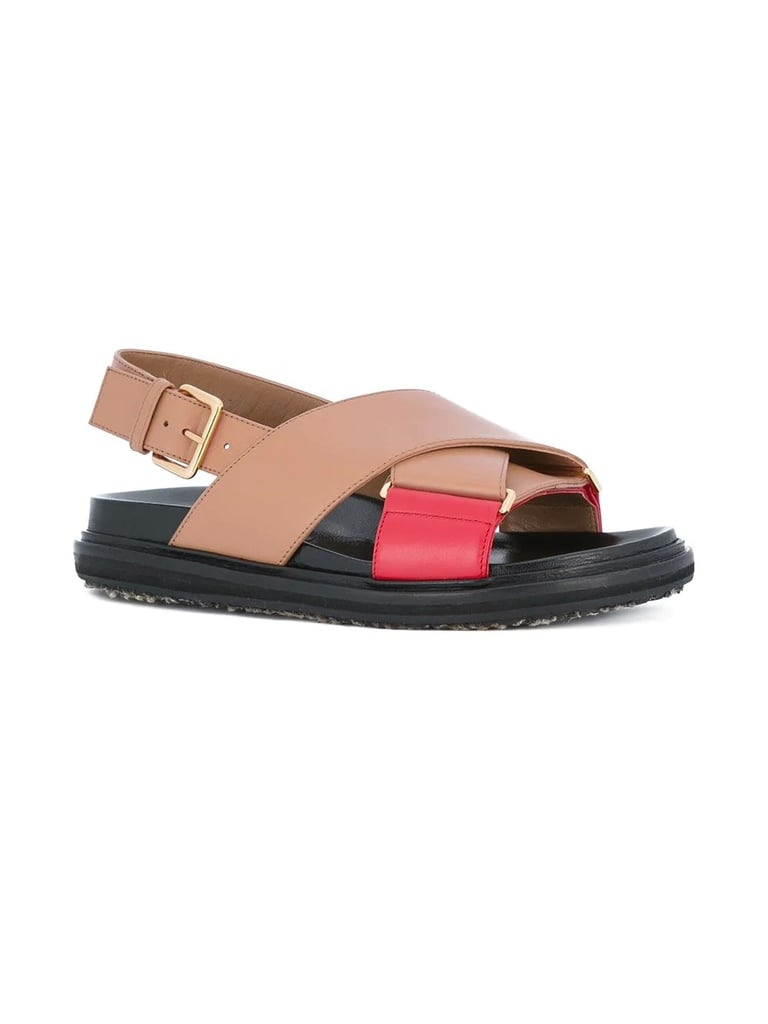 Marni Crossover Fussbett Sandals