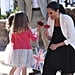 Prince Harry and Meghan Markle With Little Girls in Morocco