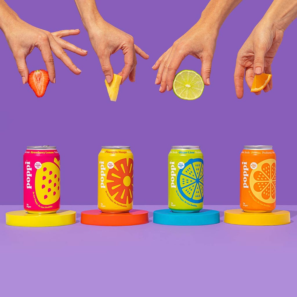 Strawberry Lemon, Lime Ginger, Pineapple Mango, and Orange