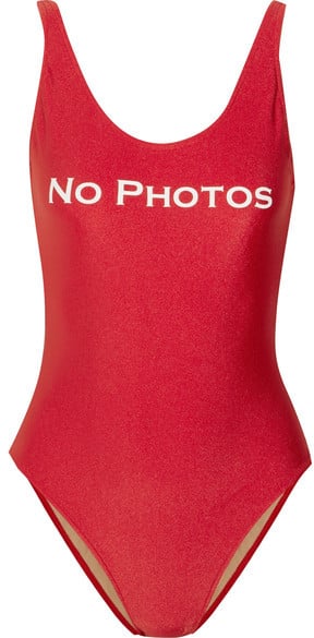 Adriana Degreas - No Photos Printed Swimsuit - Red