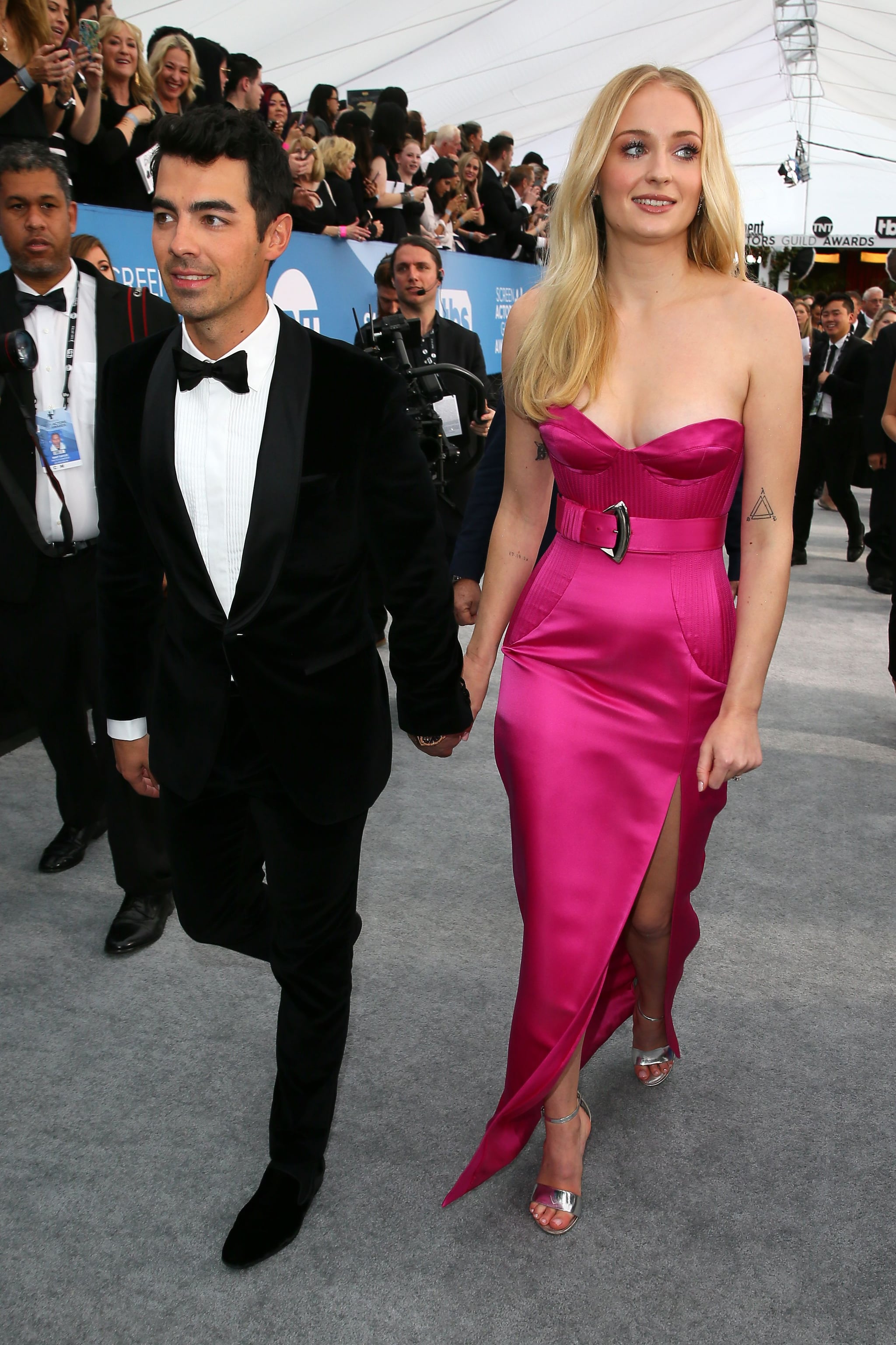 Sophie Turner Looked Like a Real-Life Barbie in Pink Louis Vuitton Gown