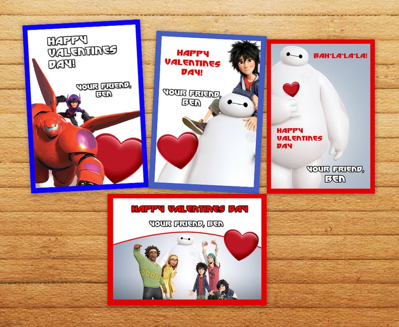 Big Hero 6 Valentines