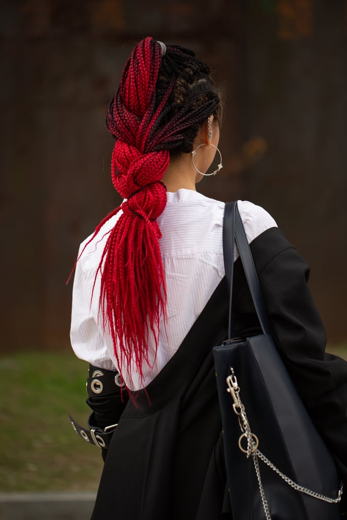 Winter Hair Color Trend: Pops of Color