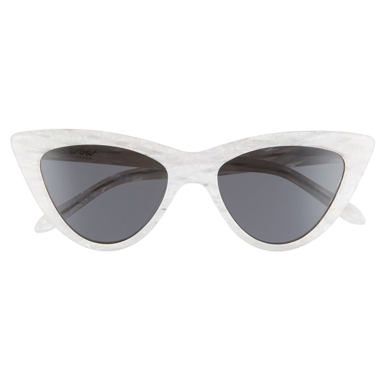 Pearly Cat-Eye Sunglasses