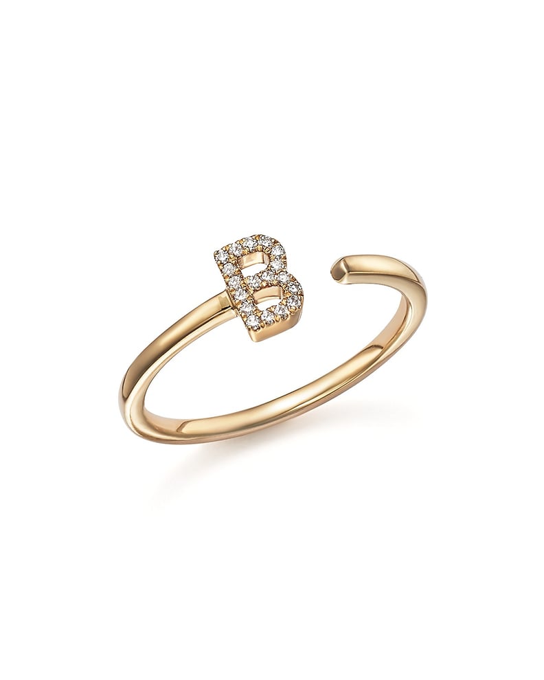 Dana Rebecca Designs Diamond Initial Ring
