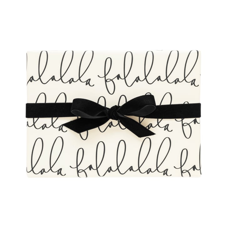 Falala Cream & Black Single Roll Gift Wrapping Paper Target Launches