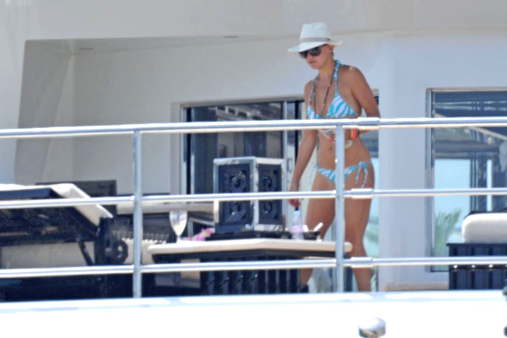 Kate spent time relaxing on Sir Philip Green's boat while vacationing in St. Tropez in June 2012.