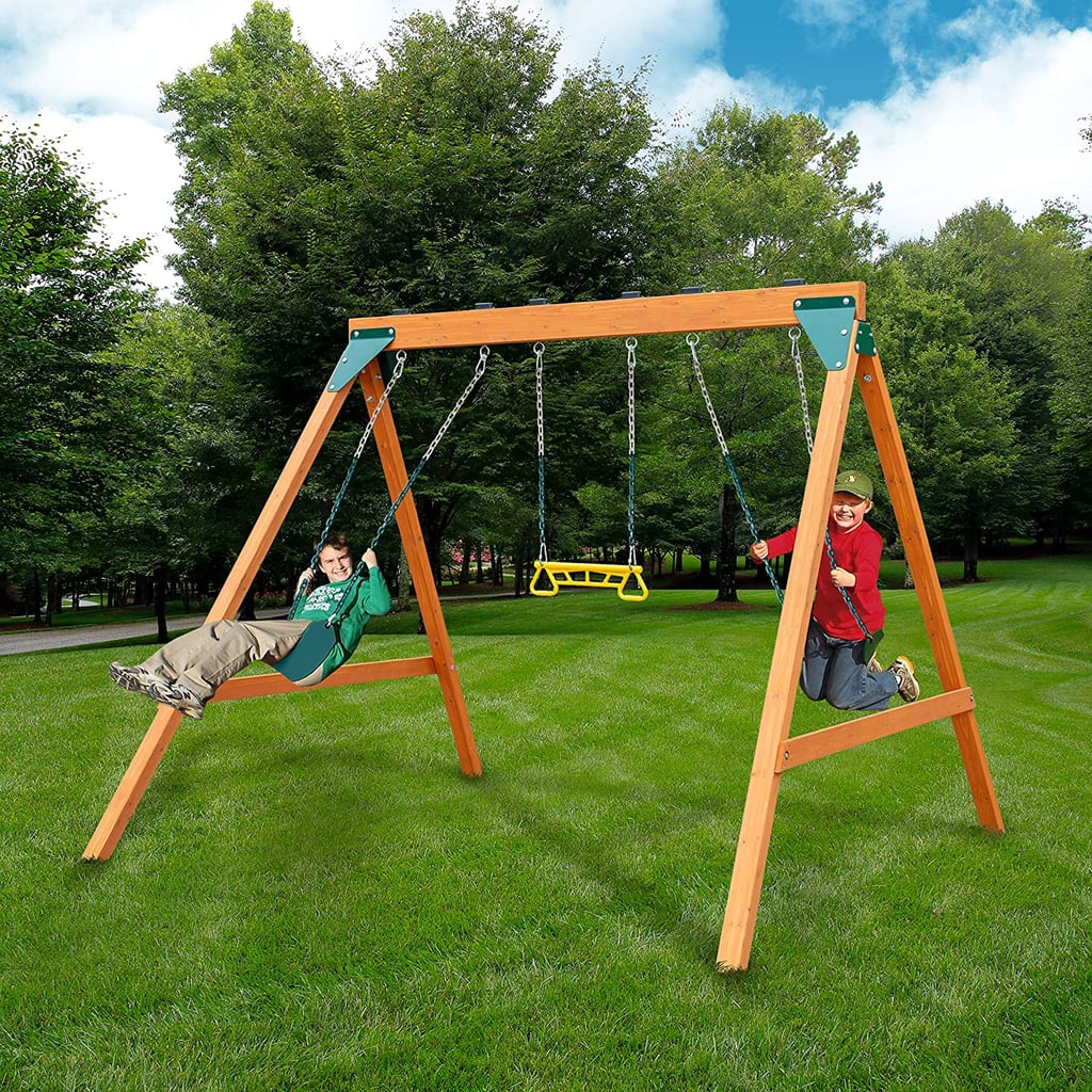 Swing-N-Slide Ranger Wooden Swing Set with Swings