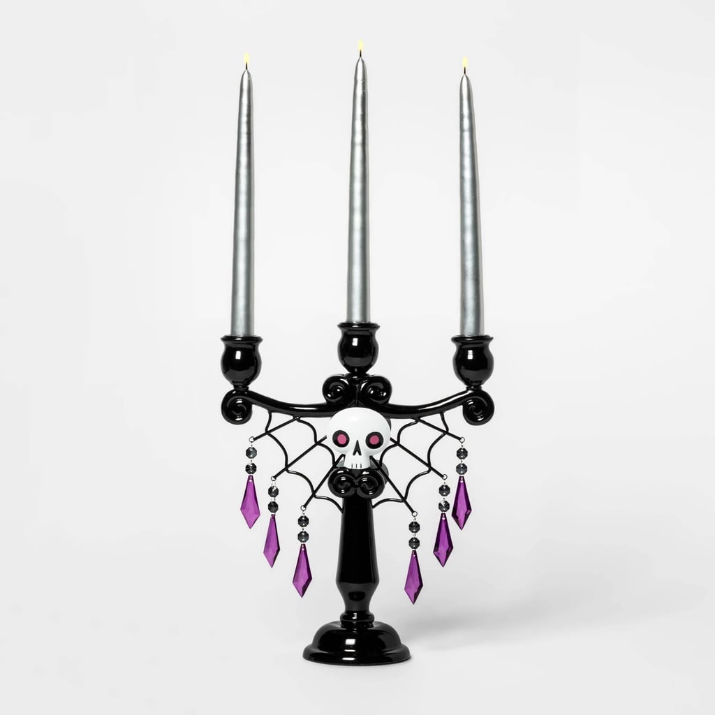 Skull and Jewel Ceramic Halloween Candelabra Target Halloween