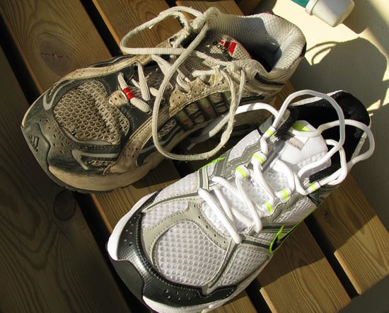 Recycling old sale running shoes