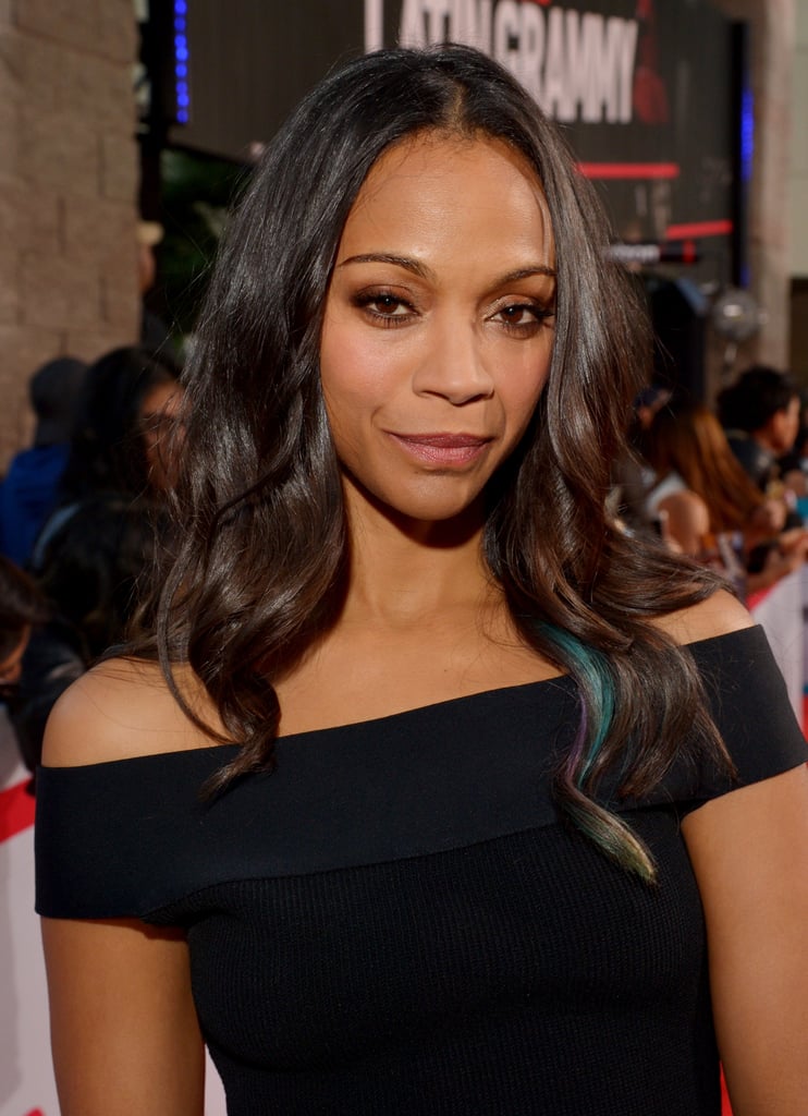 Zoe Saldana's Beauty Look at the 2015 Latin Grammys