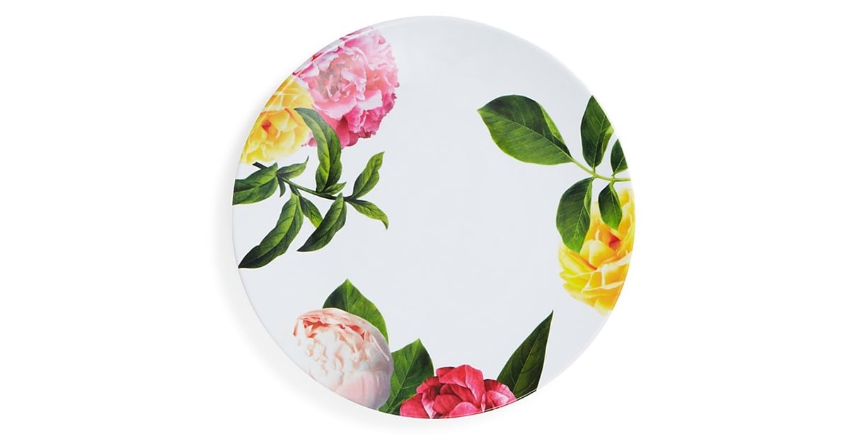 Kate Spade Patio Floral Melamine Dinner Plate ($16) | Melamine Plates