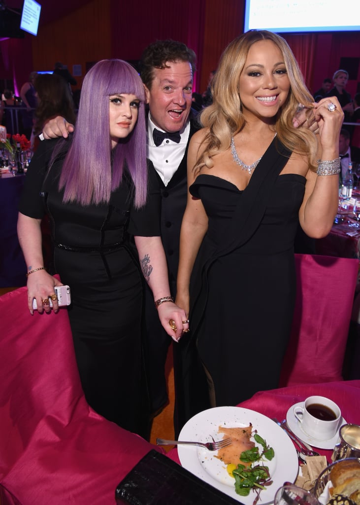 Pictured: Kelly Osbourne and Mariah Carey