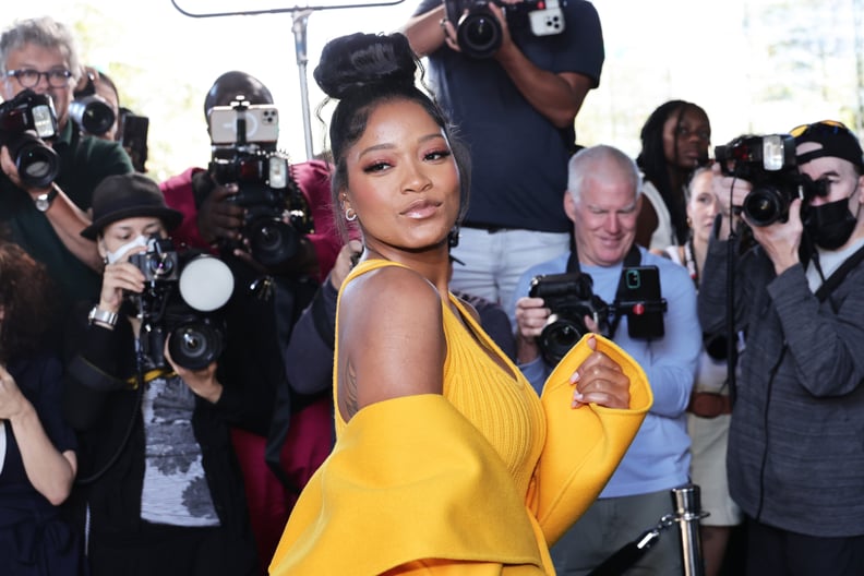 NEW YORK, NEW YORK - SEPTEMBER 14: Keke Palmer attends the Michael Kors Collection Spring/Summer 2023 Runway Show on September 14, 2022 in New York City. (Photo by Jamie McCarthy/Getty Images for Michael Kors)