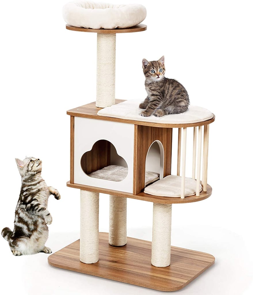Modern Wood Cat Tree Cat Trees That Aren't Ugly and Look Great in