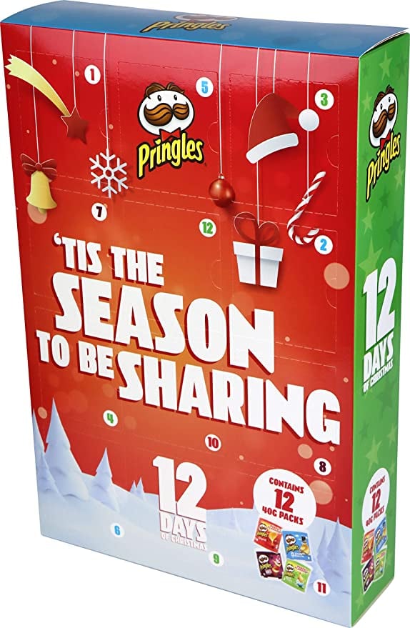 Unique Advent Calendars 2022 Merry Pringles 12 Days Advent Calendar Unique Advent Calendars 4251