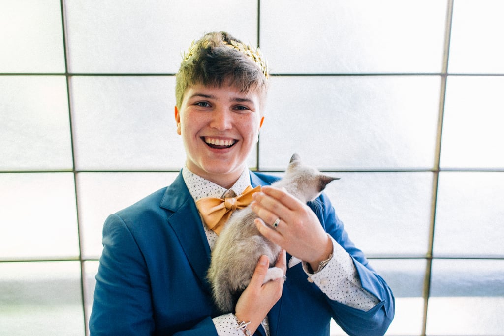 Couple Has Kitten Hour at Their Wedding