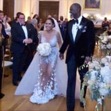 This Bride's Wedding Gown Had a Completely Sheer Skirt - Oh, and 50,000 Swarovski Crystals