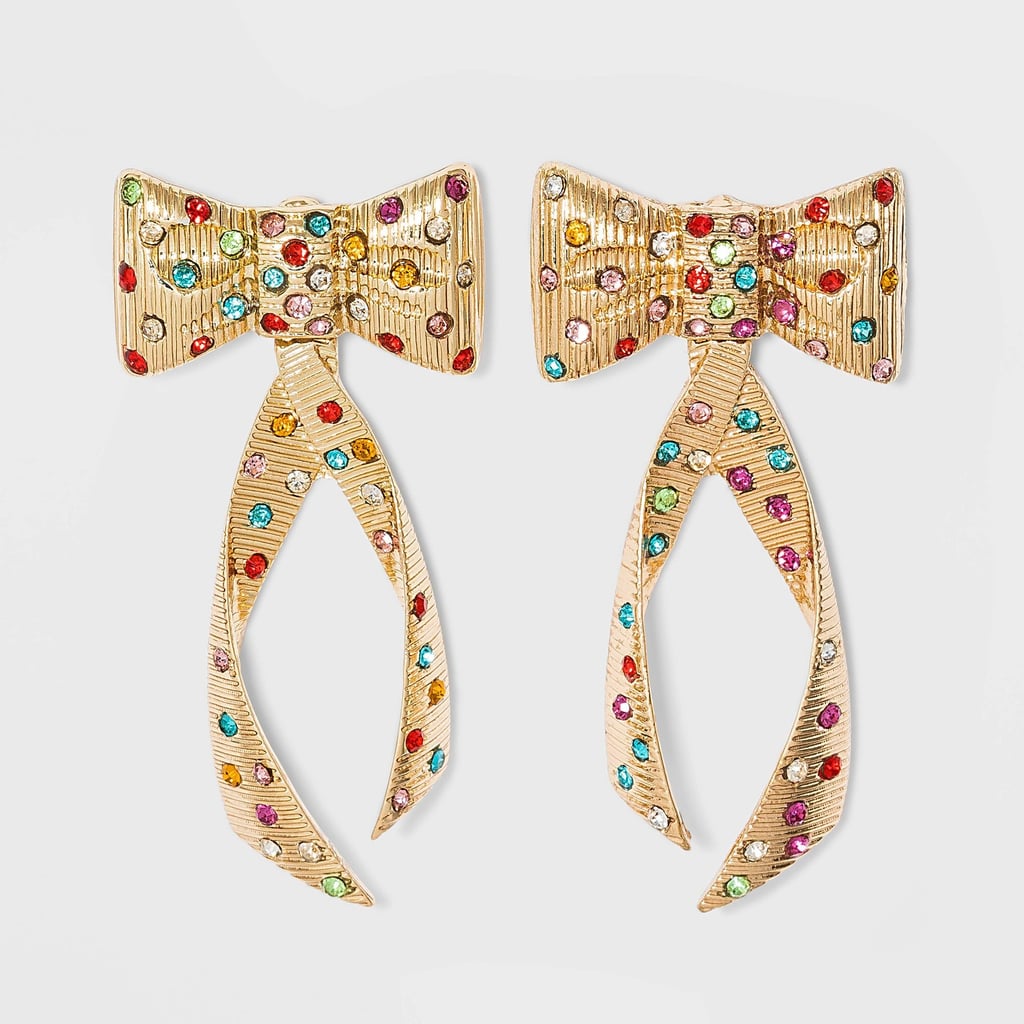 Perfect For All Holidays: Sugarfix by BaubleBar Gift Bow Multi Drop Earrings