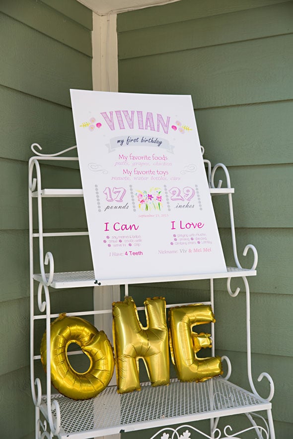 Garden First Birthday Party