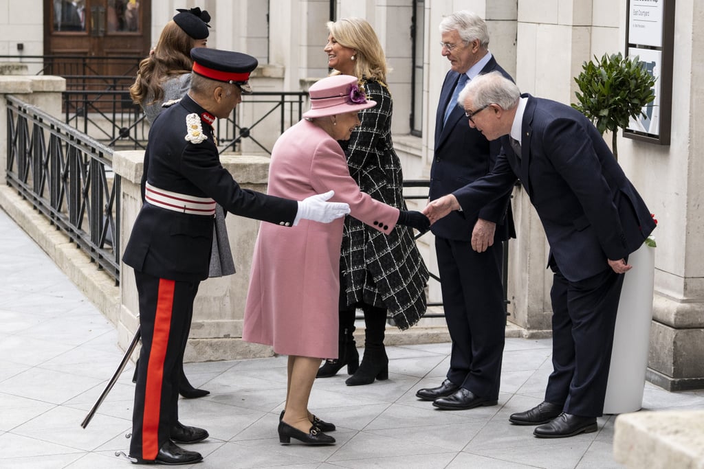 Kate Middleton and Queen Elizabeth II King College March