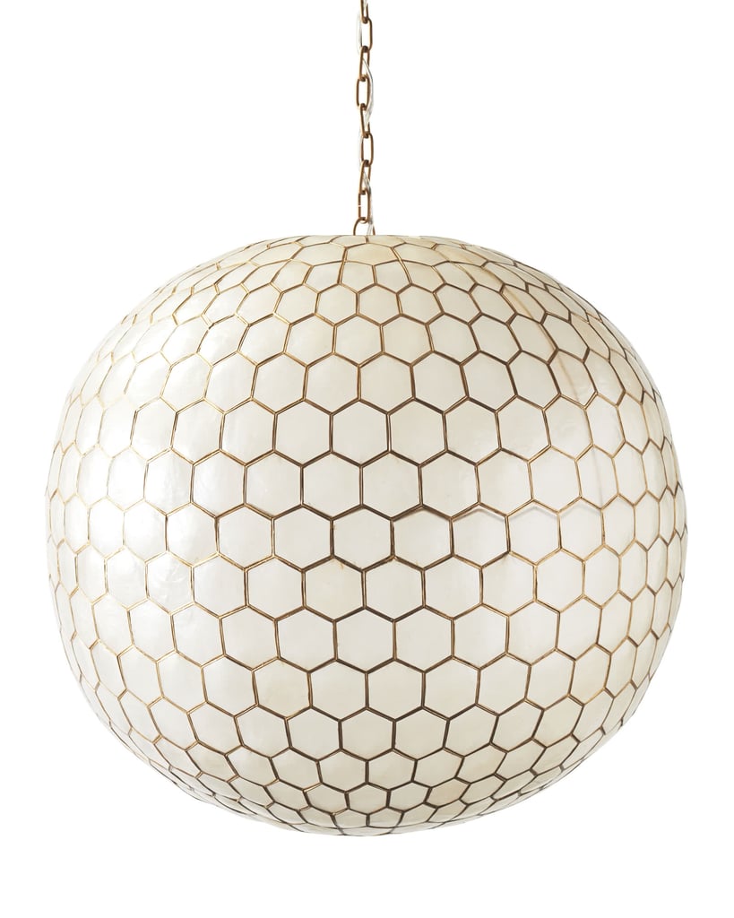 Madeline: Capiz Honeycomb Chandelier